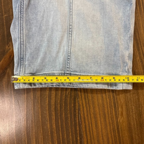 AMERICAN EAGLE Baggy Bermuda Womens 10 Light Wash Denim Cargo Shorts - Picture 11 of 11